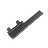 Height Rail Mount - 14 slot - Black (ME09017 Metal)