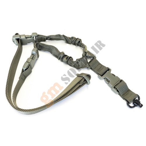 Tactical Multi-function Adjustable Gun Sling QD - Black (NH07006 nHelmet)