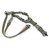 Tactical Multi-function Adjustable Gun Sling QD - Black (NH07006 nHelmet)