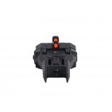 Dual Profile Fiber Optic Flip-Up Sight - Black (G-03-261 G&G)