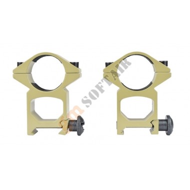 Anelli Alti da 1" (25mm) - TAN (JS-M2006 JS-Tactical)