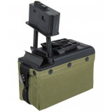 Caricatore Elettrico M249 - 2000 bb - Olive Green (D249 OD A&K)