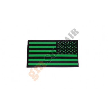 Patch USA DX Dark Green Plastificata Large (KA-AC-2157-DG King Arms)