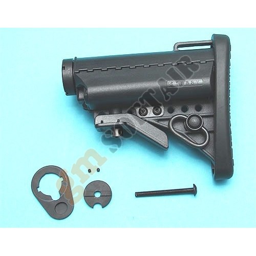 AR15 Series Adjustable Stubby Stock Black (GP-COP014B G&amp;P)