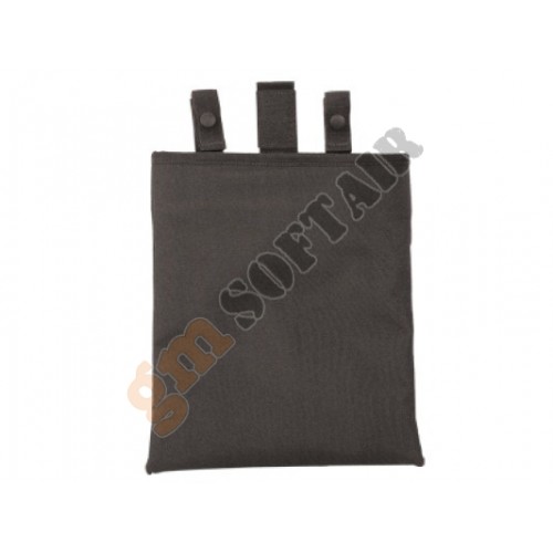 12 In Roll-Up Dump Pouch Nero