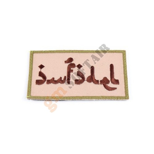 Patch Infidel TAN Embroided (KA-AC-6040-TAN King Arms)