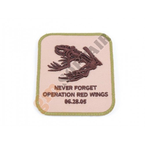 Patch RWO Memorial TAN Embroided (KA-AC-6131-TAN King Arms)