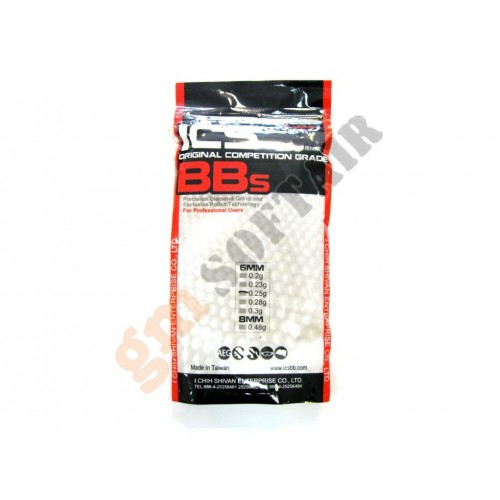 0.25g 1kg BB White Bag (MC-23C ICS)