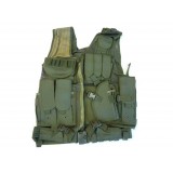 Tactical Vest con Fondina e Cinturone Verde (AB-778G GM)