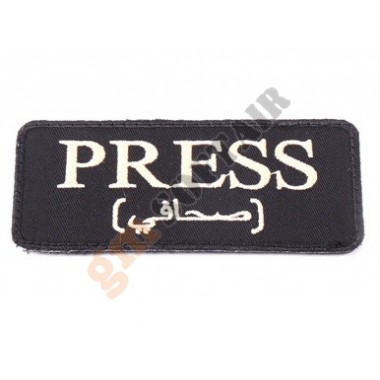 Patch Press Embroided Black (KA-AC-6039-BK King Arms)