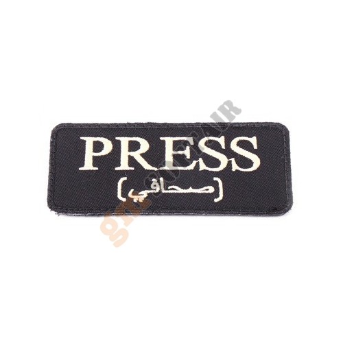 Patch Press Embroided Black (KA-AC-6039-BK King Arms)