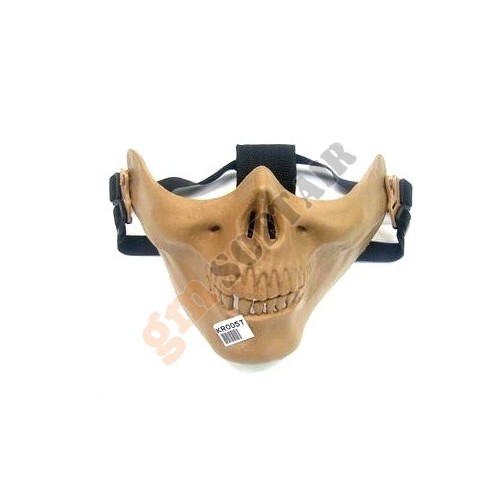 ABS Skull Half-Face Protection Mask TAN (KR005T JS-Tactical)