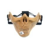 ABS Skull Half-Face Protection Mask TAN (KR005T JS-Tactical)