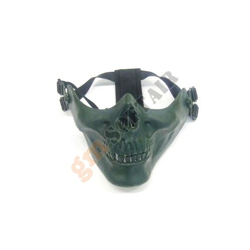 ABS Skull Half-Mask Face Protection Green (KR005V JS-Tactical)