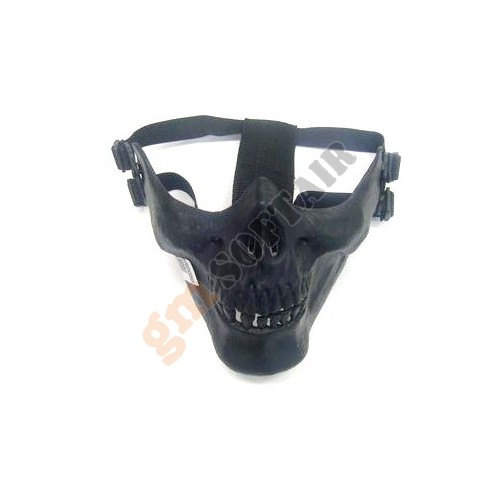 ABS Skull Half-Face Protection Mask Black (KR005B JS-Tactical)