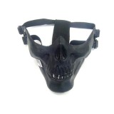 ABS Skull Half-Face Protection Mask Black (KR005B JS-Tactical)