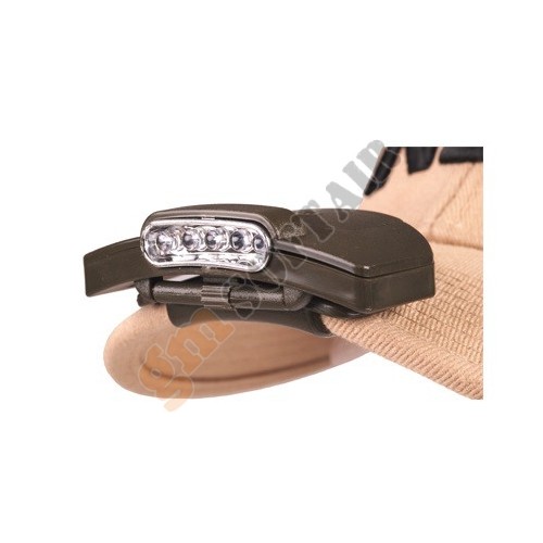 Torcia a 5 LED da Cappellino (369337 FOSCO)