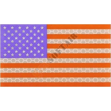 USA Flag Left Full Color Laminated Small (KA-AC-2150-COS King Arms)